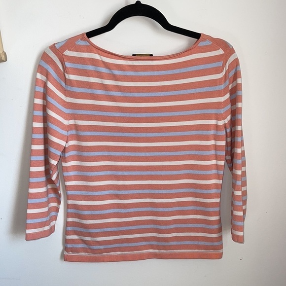 Brooks Brothers Silk Striped Top - Picture 3 of 4